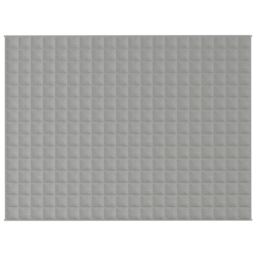 Berkfield Home Weighted Blanket Grey 150x200 cm 7 kg Fabric - thumbnail 3