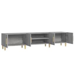 Berkfield Home TV Cabinet Grey Sonoma 180x31.5x40 cm Engineered Wood - thumbnail 7