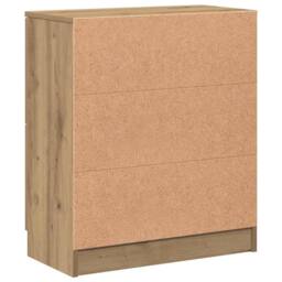 Berkfield Home Sideboard Artisan Oak 60x30x70 cm Engineered Wood in Brown - Size: 60 x 30 x 70 cm - thumbnail 7