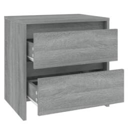 Berkfield Home Bedside Cabinets 2 pcs Grey Sonoma 45x34.5x44.5 cm Engineered Wood - thumbnail 5