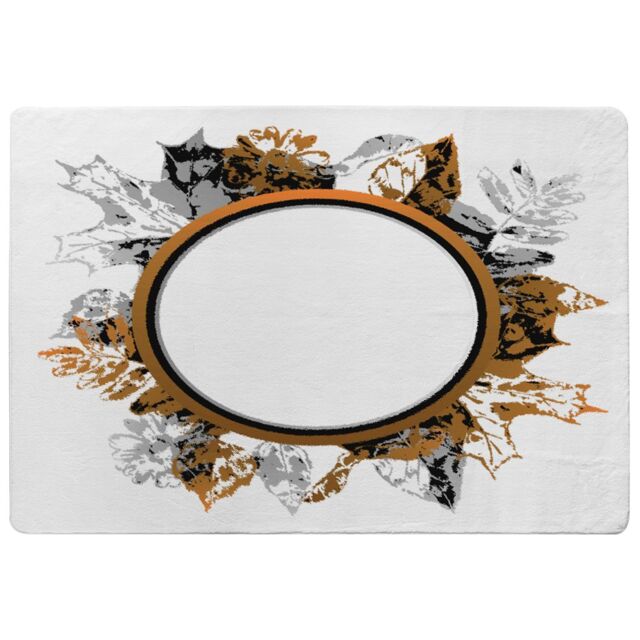 Benjamin Tate Design Paint Print Autumn Decoration Designer Rug in Natural - Size: Large - image 1