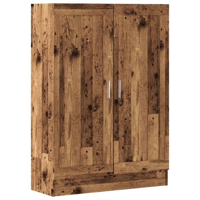 Berkfield Home Book Cabinet Old Wood 82.5x30.5x115 cm Engineered Wood in Brown - image 1