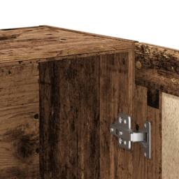 Berkfield Home Book Cabinet Old Wood 82.5x30.5x115 cm Engineered Wood in Brown - thumbnail 9