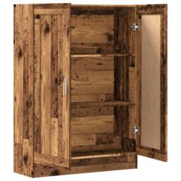 Berkfield Home Book Cabinet Old Wood 82.5x30.5x115 cm Engineered Wood in Brown - thumbnail 6