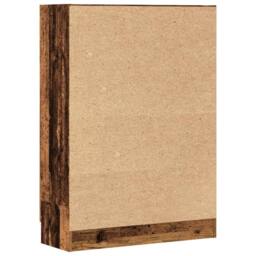 Berkfield Home Book Cabinet Old Wood 82.5x30.5x115 cm Engineered Wood in Brown - thumbnail 8