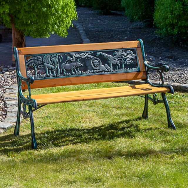 Marco Paul Wooden Childrens Kids Garden Bench Seat Animal - image 1