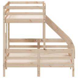 Berkfield Home Beautiful Bunk Bed without Mattress 80x200/140x200 cm Solid Wood in Light Tan - thumbnail 5