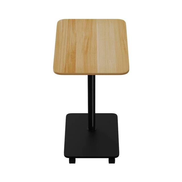 Kelvenix 2Tier Mobile Side Table with Wheels light walnut in Brown - Size: 0.6m2 - image 1