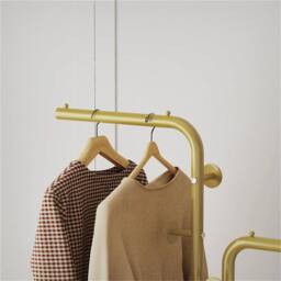 Kelvenix Gold Coat Rack Freestanding Clothes Holder - thumbnail 3