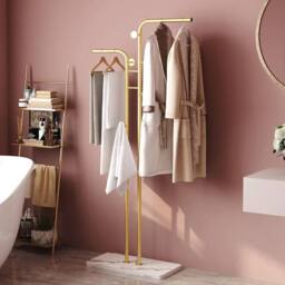 Kelvenix Gold Coat Rack Freestanding Clothes Holder - thumbnail 5