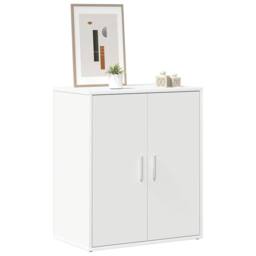 Berkfield Home Shoe Cabinet White 60x35x70 cm Engineered Wood - Size: 60 x 35 x 70 cm - thumbnail 4
