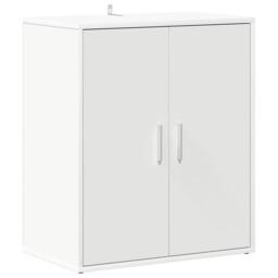 Berkfield Home Shoe Cabinet White 60x35x70 cm Engineered Wood - Size: 60 x 35 x 70 cm - thumbnail 1