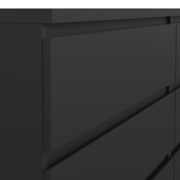 Furniture To Go Naia Wide Chest of 6 Drawers (3+3) in Black - thumbnail 8