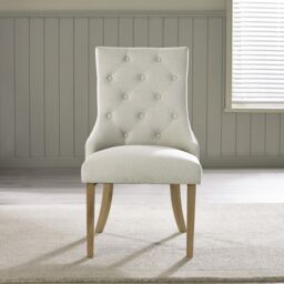 FurnitureboxUK Padstow Wooden Extending Dining Table & 4 Belgravia Chairs in Light Grey - thumbnail 8