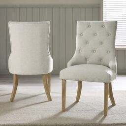 FurnitureboxUK Padstow Wooden Extending Dining Table & 4 Belgravia Chairs in Light Grey - thumbnail 7