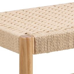 Furniture To Go Alvin Weaved Bench in Off-White - thumbnail 5
