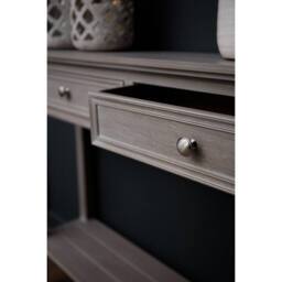 Lemon Pavilion Furniture and Decor The Serene Collection Four Drawer Console Table - L40 x W160 x H86 cm in Grey - thumbnail 5