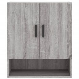 Berkfield Home Wall Cabinet Grey Sonoma 60x31x70 cm Engineered Wood - Size: 60 x 31 x 70 cm - thumbnail 5