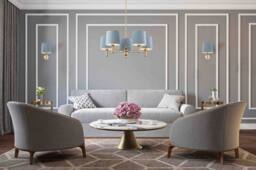 Netlighting Ponte Wall Lamp With Shade Blue Dark Brass Steel in Light Blue - thumbnail 2