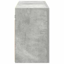 Berkfield Home Bathroom Wall Cabinet Concrete Grey 100x25x40 cm Engineered Wood - Size: 100 x 25 x 40 cm - thumbnail 6