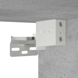 Berkfield Home Bathroom Wall Cabinet Concrete Grey 100x25x40 cm Engineered Wood - Size: 100 x 25 x 40 cm - thumbnail 9