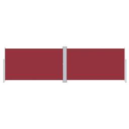 Berkfield Home Retractable Side Awning Red 180x600 cm - thumbnail 3