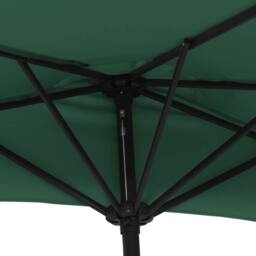 Berkfield Home Balcony Parasol with Aluminium Pole Green 300x155 cm Half - thumbnail 6