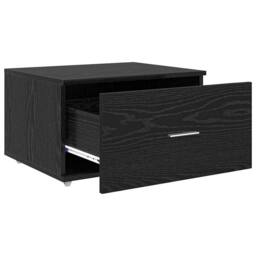 Berkfield Home Modern Drawer Cabinet Black oak Engineered wood Compact Drawer Cabinet - thumbnail 5