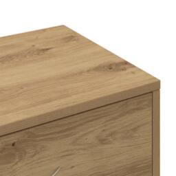Berkfield Home Sideboard with 6 Drawers Artisan Oak 50x34x96 cm Engineered Wood in Brown - Size: 50 x 34 x 96 cm - thumbnail 7