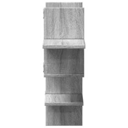 Berkfield Home Wall Shelf Grey Sonoma 124.5x18x60.5 cm Engineered Wood - thumbnail 5