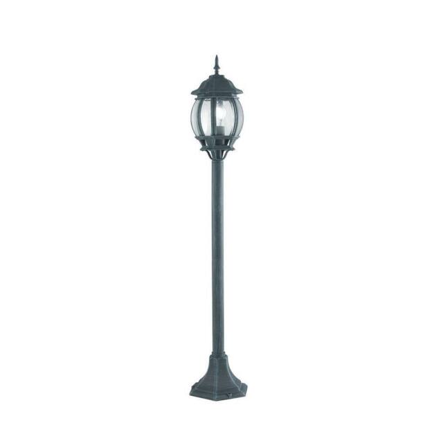 Netlighting SANTIAGO Outdoor 110cm Bollard Black Green IP44 110.7x15.5cm - Size: 110.7x15.5 cm