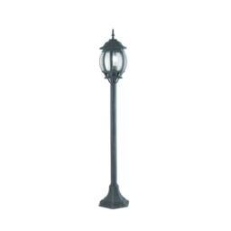 Netlighting SANTIAGO Outdoor 110cm Bollard Black Green IP44 110.7x15.5cm - Size: 110.7x15.5 cm
