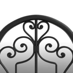 Berkfield Home Mirror Black 100x45 cm Iron for Indoor Use - thumbnail 5