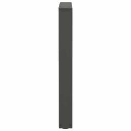 Berkfield Home Dining Table Legs V-Shape 2 pcs Anthracite 60x(72-73.3) cm Steel in Dark Grey - thumbnail 6