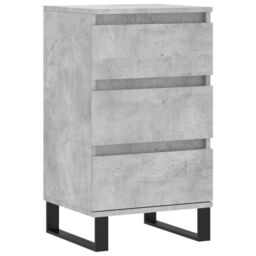 Berkfield Home Sideboard Concrete Grey 40x35x70 cm Engineered Wood - Size: 40 x 35 x 70 cm - thumbnail 2