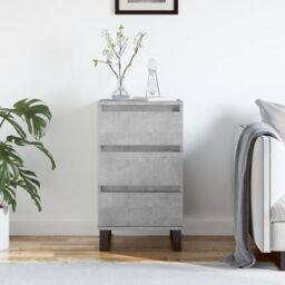 Berkfield Home Sideboard Concrete Grey 40x35x70 cm Engineered Wood - Size: 40 x 35 x 70 cm - thumbnail 1