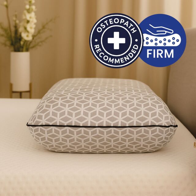 Brightr Sleep Eclipse Best Firm Pillow for Back & Neck Pain Relief in Grey - image 1
