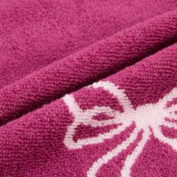 OHS Bows 100% Premium Cotton Hand Towel Hotel Quality Soft Absorbent in Burgundy - thumbnail 5