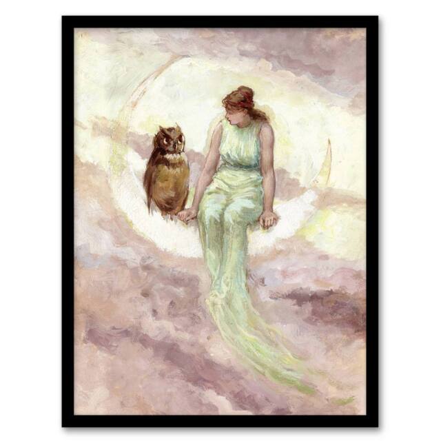 Artery8 Frederick Stuart Church The Witch's Daughter Framed Wall Art Print - Size: A4 - image 1