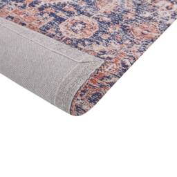 Wyld and Coco Runner Rug 80 x 300 cm Blue Red Cotton-Polyester - Size: 80 cm x 300 cm - thumbnail 4