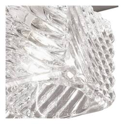 Netlighting Accor Ceiling Flush 5 Light G9 230mm Square Satin Nickel Clear Glass in Grey - thumbnail 8