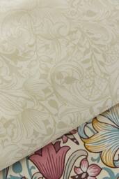 Morris & Co 'Golden Lily' Cotton Duvet Cover Set - Size: Single - thumbnail 3