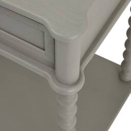 Wyld Haus Thuy Grey Wood Console Table with Two Drawers - thumbnail 5