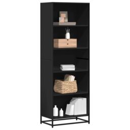 Berkfield Home Bookcase Black 60x35x170.5 cm Engineered Wood - thumbnail 1