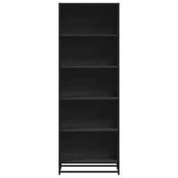 Berkfield Home Bookcase Black 60x35x170.5 cm Engineered Wood - thumbnail 4