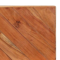 Berkfield Home Dining Table 120x60x76 cm Solid Acacia & Mango Wood in Brown - Size: 120 x 60 x 76 cm - thumbnail 6