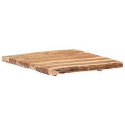 Berkfield Home Table Top Solid Acacia Wood 58x(50-60)x3.8 cm in Brown - thumbnail 7