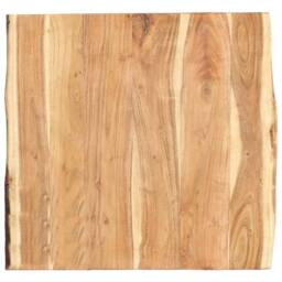 Berkfield Home Table Top Solid Acacia Wood 58x(50-60)x3.8 cm in Brown - thumbnail 2