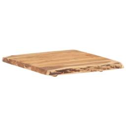 Berkfield Home Table Top Solid Acacia Wood 58x(50-60)x3.8 cm in Brown - thumbnail 8