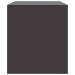 Berkfield Home TV Cabinet Black 67x39x44 cm Steel - Size: 67 x 39 x 44 cm - thumbnail 8